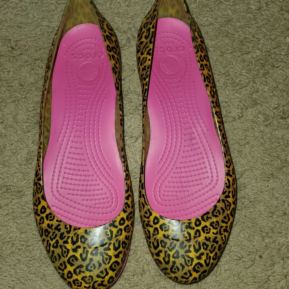 Croc Leopard Ballet Flats